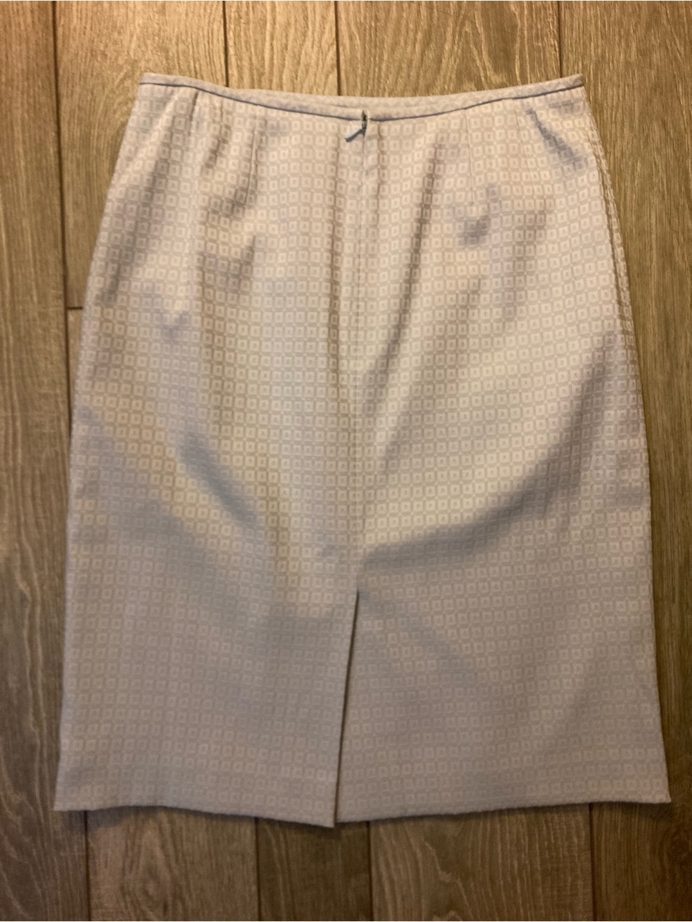 Tahari Pale Blue Tailored Skirt Suit - Picture 5 of 14